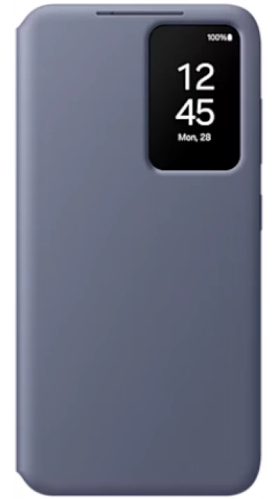 Coque Samsung Galaxy S24+ - Smart View Wallet Case - Violet