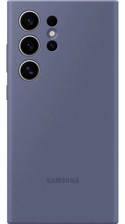 Coque Samsung Galaxy S24 Ultra - Samsung officielle silicone soft touch - Violet