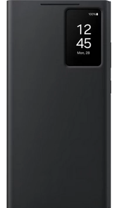 Coque Samsung Galaxy S24 Ultra - Smart View Wallet Case - Noir