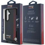 Coque Samsung Galaxy S25 - Red Bull Racing Carbon Powerbar MagSafe - Noir