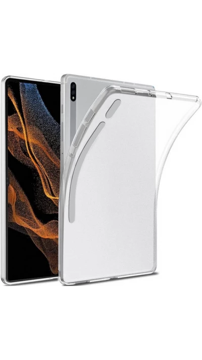 Galaxy Tab S9+ / Tab S8+ / Tab S7+ / Tab S7 FE Case Hülle - Gummi Transparent Silikon Gel Bumper Super Clear flexibel - Transparent