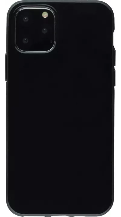 Hülle iPhone 11 - Gummi - Schwarz