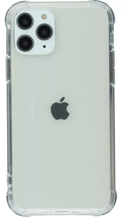 Hülle iPhone 11 Pro Max - Gummi Transparent Gel Bumper mit extra Schutz für Ecken Antischock
