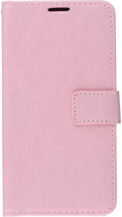Hülle iPhone 11 Pro Max - Premium Flip Leder Tasche - Hellrosa