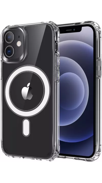 Hülle iPhone 12 mini - MagSafe kompatibel Gummi transparent TPU Silikon
