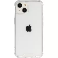 Coque iPhone 15 - Bumper Glass Hybrid TPU silicone anti-choc - Transparent