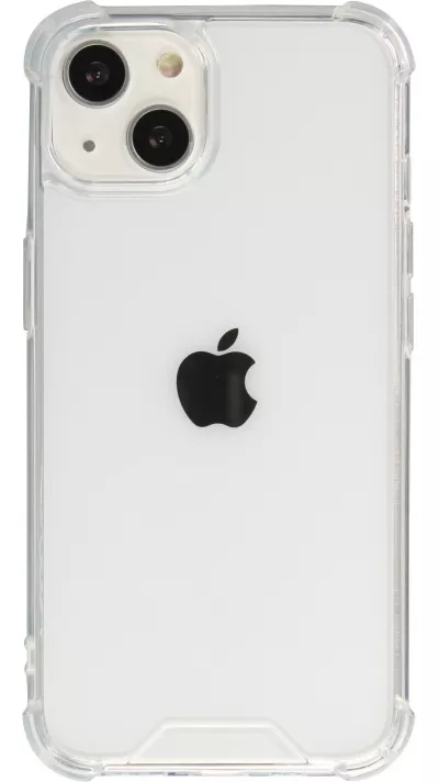 Coque iPhone 13 - Bumper Glass Hybrid TPU silicone anti-choc - Transparent