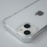 Coque iPhone 15 - Bumper Glass Hybrid TPU silicone anti-choc - Transparent