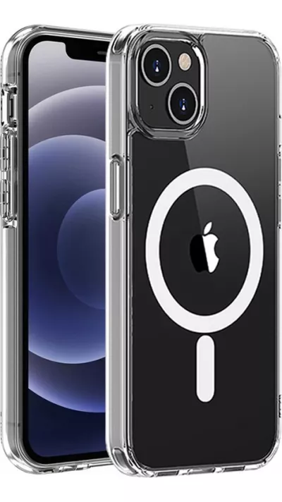 Hülle iPhone XR - MagSafe kompatibel Gummi transparent TPU Silikon
