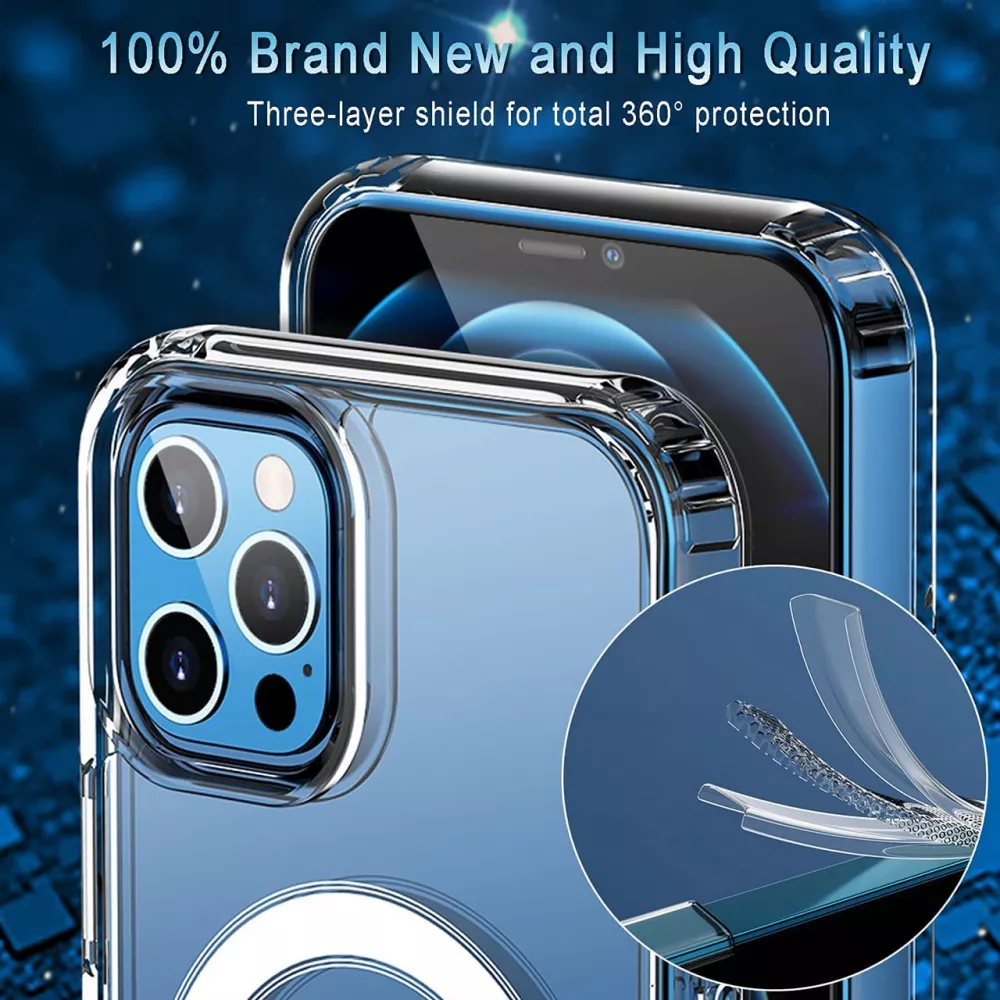 Coque iPhone 15 Plus - Gel transparent compatible MagSafe silicone TPU Super Clear