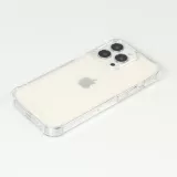 Coque iPhone 16 - Bumper Glass Hybrid TPU silicone anti-choc - Transparent