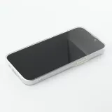 Coque iPhone 16e - Gel petit coeur transparent - Rouge