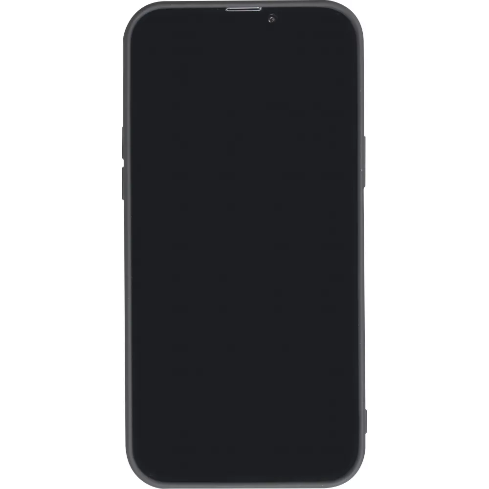 Coque iPhone 16 Pro - Gel souple avec vitre de protection caméra MagSafe - Noir