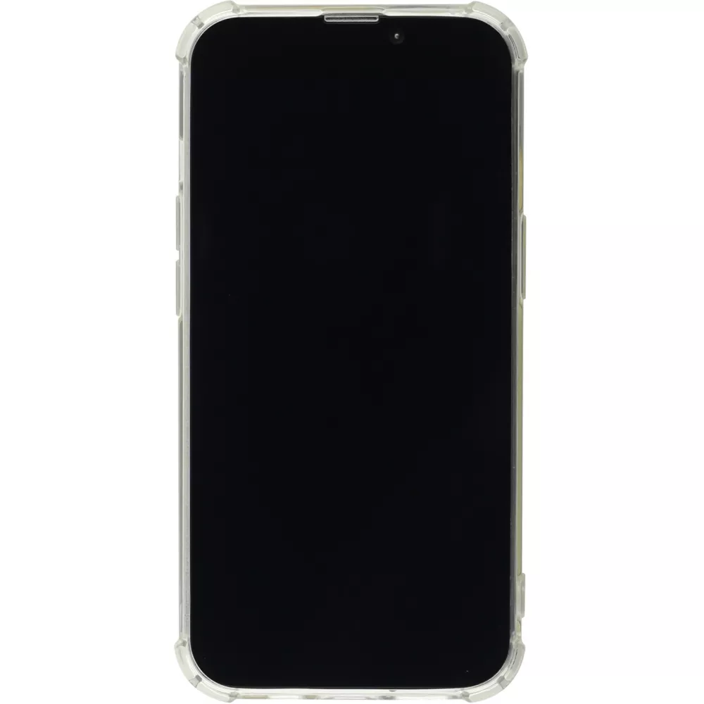 Coque iPhone 16 Plus - Gel Transparent Silicone Bumper anti-choc avec protections pour coins