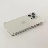 Coque iPhone 16 Plus - Gel Transparent Silicone Bumper anti-choc avec protections pour coins