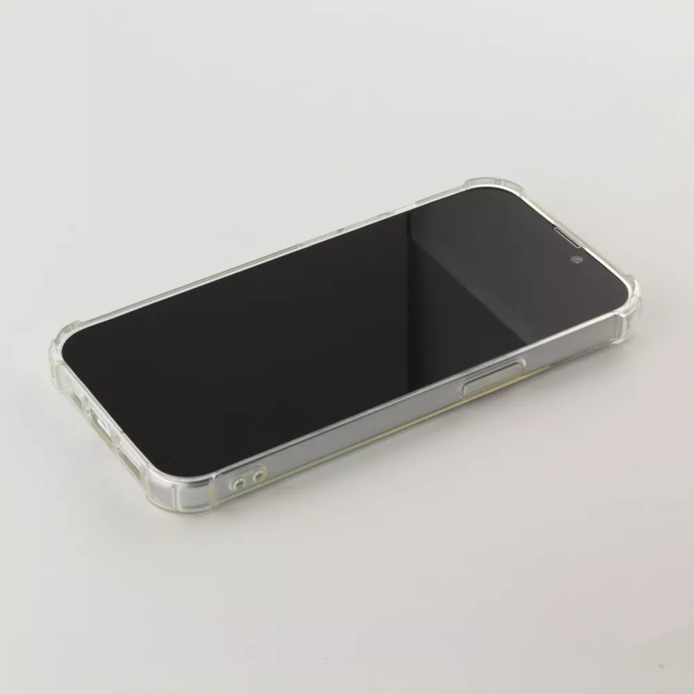 Coque iPhone 16 Plus - Gel Transparent Silicone Bumper anti-choc avec protections pour coins