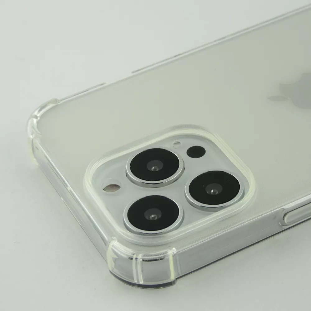 Coque iPhone 16 Plus - Gel Transparent Silicone Bumper anti-choc avec protections pour coins
