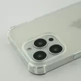 Coque iPhone 16 Plus - Gel Transparent Silicone Bumper anti-choc avec protections pour coins