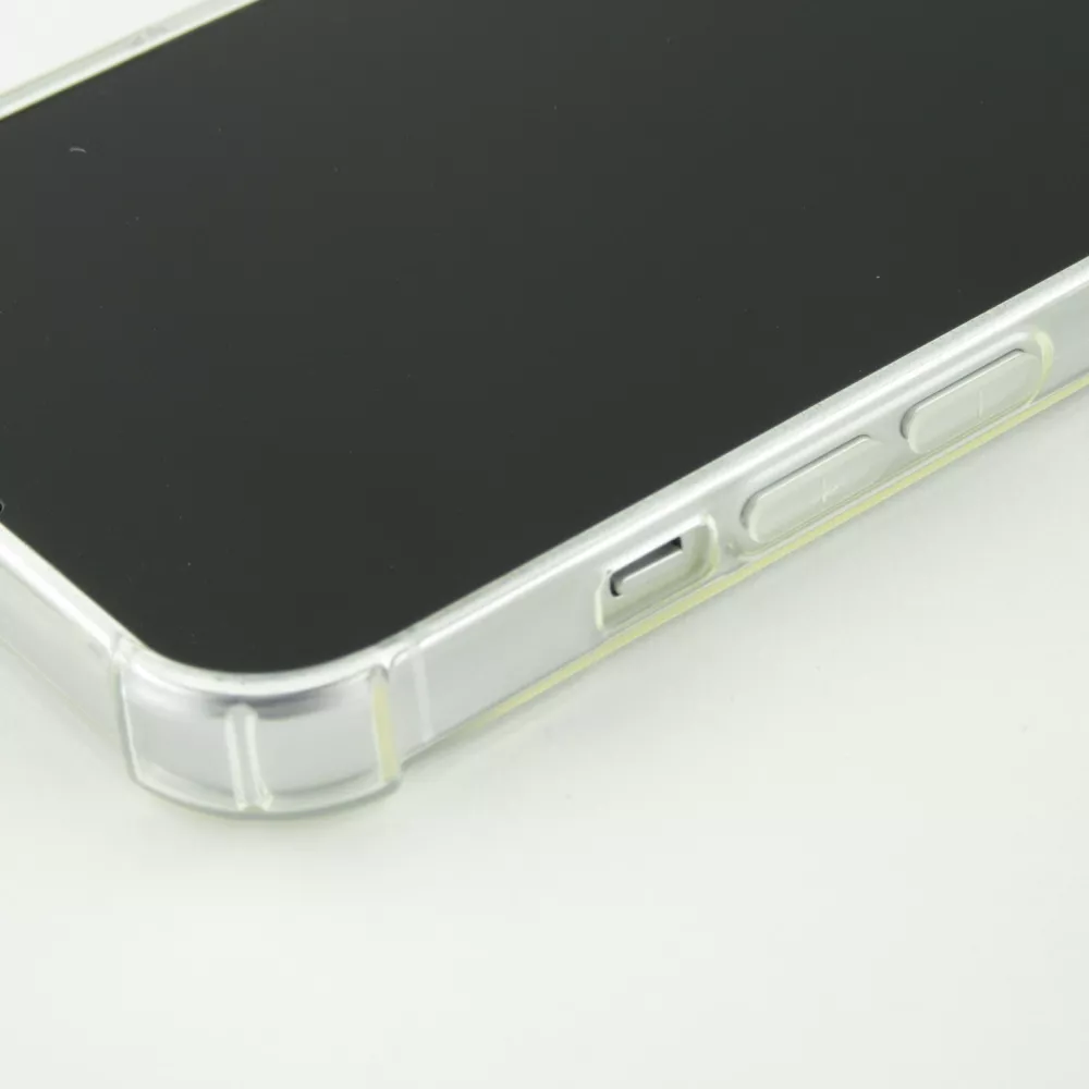 Coque iPhone 16 Plus - Gel Transparent Silicone Bumper anti-choc avec protections pour coins