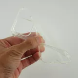 Coque iPhone 16 Plus - Gel Transparent Silicone Bumper anti-choc avec protections pour coins