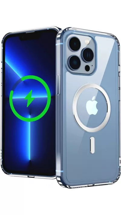 Hülle iPhone 14 Pro Max - MagSafe kompatibel Gummi transparent TPU Silikon