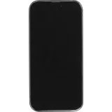 Coque iPhone 16 Pro - plastique ultra fin semi-transparent mat - Noir