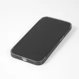Coque iPhone 16 Pro - plastique ultra fin semi-transparent mat - Noir