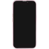Coque iPhone 15 - Gel souple avec vitre de protection caméra MagSafe - Rose