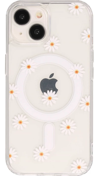 iPhone 15 Case Hülle - Gel Silikon MagSafe - Spring Vibes Flowers Nr. - 1