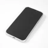 Coque iPhone 16 Pro - Gel souple avec vitre de protection caméra MagSafe - Argent