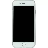 Coque iPhone 16e - Gel petit coeur transparent - Blanc