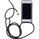 Coque iPhone 16e - Bio Eco-Friendly nature avec cordon collier - Noir