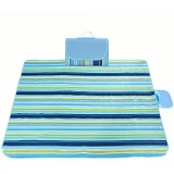 Couverture de pique-nique imperméable extra-large portable anti-sable pour camping plage et parc (200 x 200 cm)