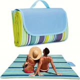 Couverture de pique-nique imperméable extra-large portable anti-sable pour camping plage et parc (200 x 200 cm)