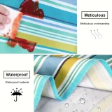 Couverture de pique-nique imperméable extra-large portable anti-sable pour camping plage et parc (200 x 200 cm)