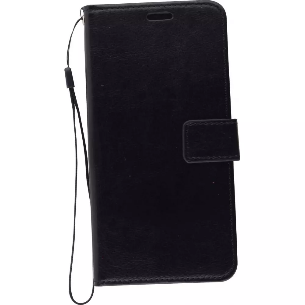 Hülle Samsung Galaxy S22+ - Premium Flip Leder Tasche - Schwarz
