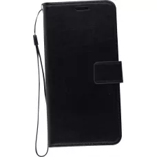 Hülle Samsung Galaxy S22+ - Premium Flip Leder Tasche - Schwarz