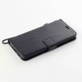 Hülle Samsung Galaxy S22+ - Premium Flip Leder Tasche - Schwarz
