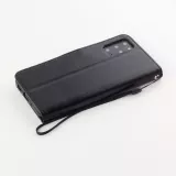 Hülle Samsung Galaxy S22+ - Premium Flip Leder Tasche - Schwarz
