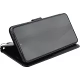 Hülle Samsung Galaxy S22+ - Premium Flip Leder Tasche - Schwarz