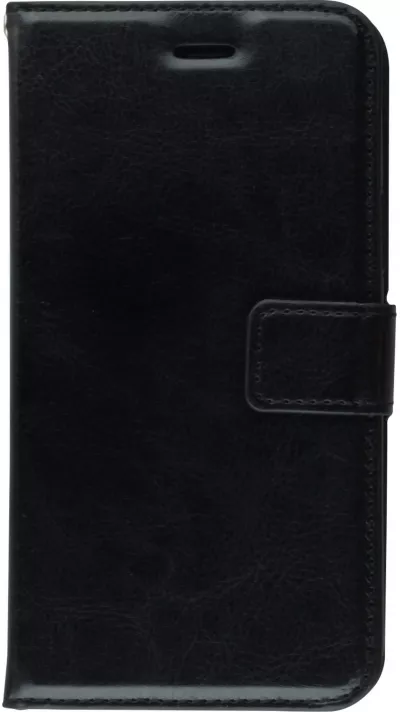 Hülle iPhone 11 Pro Max - Premium Flip Leder Tasche - Schwarz
