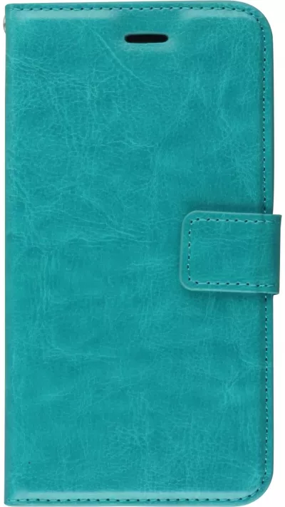 Hülle iPhone 11 Pro Max - Premium Flip Leder Tasche - Türkis