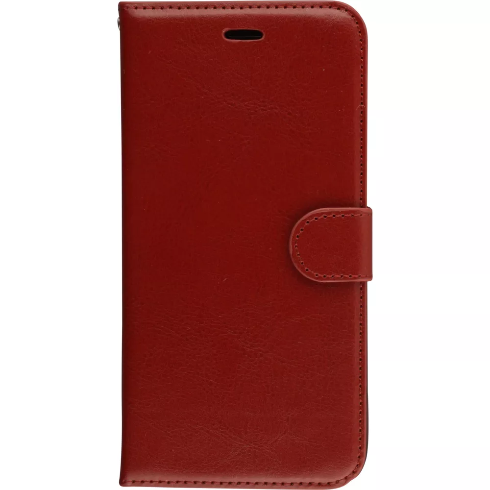 Hülle Samsung Galaxy S24+ - Premium Flip Leder Tasche - Braun