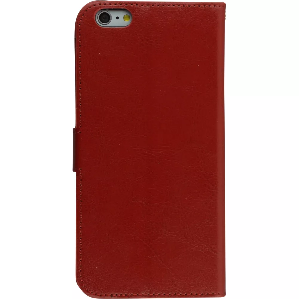 Hülle Samsung Galaxy S24+ - Premium Flip Leder Tasche - Braun