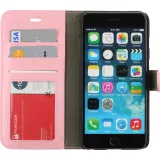 Hülle iPhone 16e - Premium Flip Leder Tasche - Hellrosa