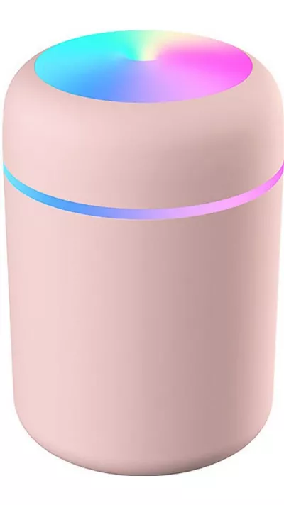 H2O Humidifier Luftbefeuchter portable und kompakt inkl. multicolor LED Licht - Rosa