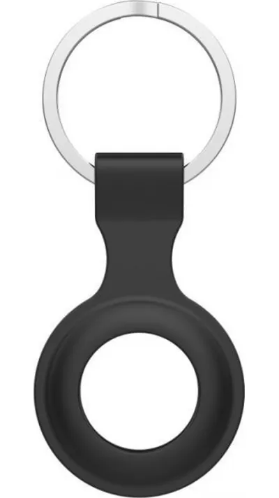 AirTag Schlüsselanhänger - Silikon - Schwarz