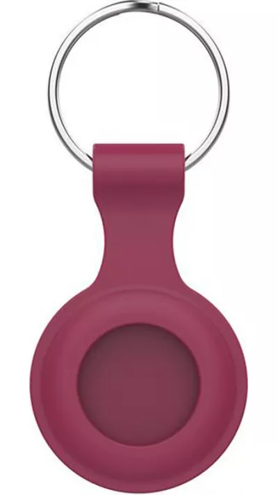 AirTag Schlüsselanhänger - Silikon - Rot