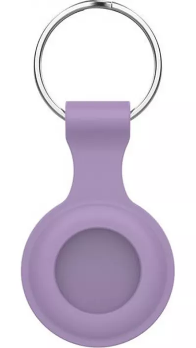 AirTag Schlüsselanhänger - Silikon - Violett