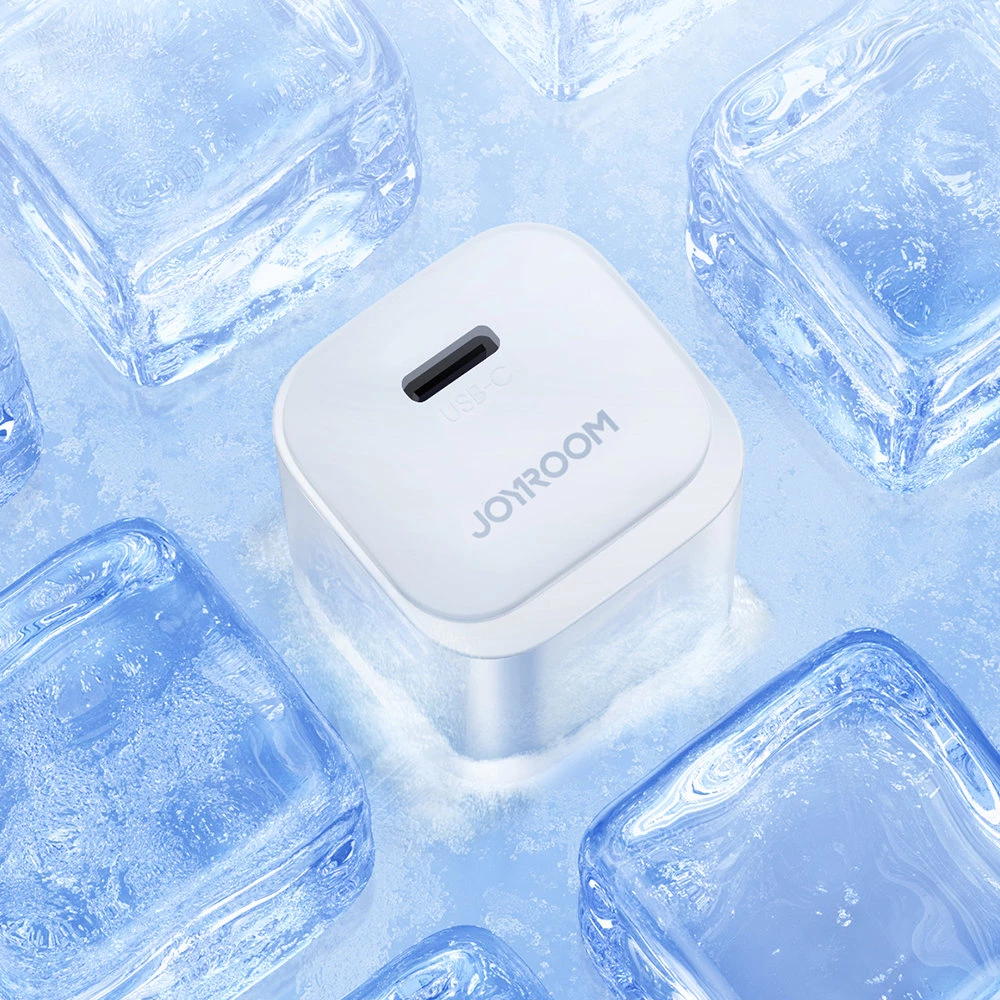 JOYROOM Mini chargeur USB-C 20W PowerDelivery fast charger + câble de charge USB-C vers Lightning - Blanc
